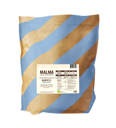 Malmö Vegan Vit 40% 5 kg EKO